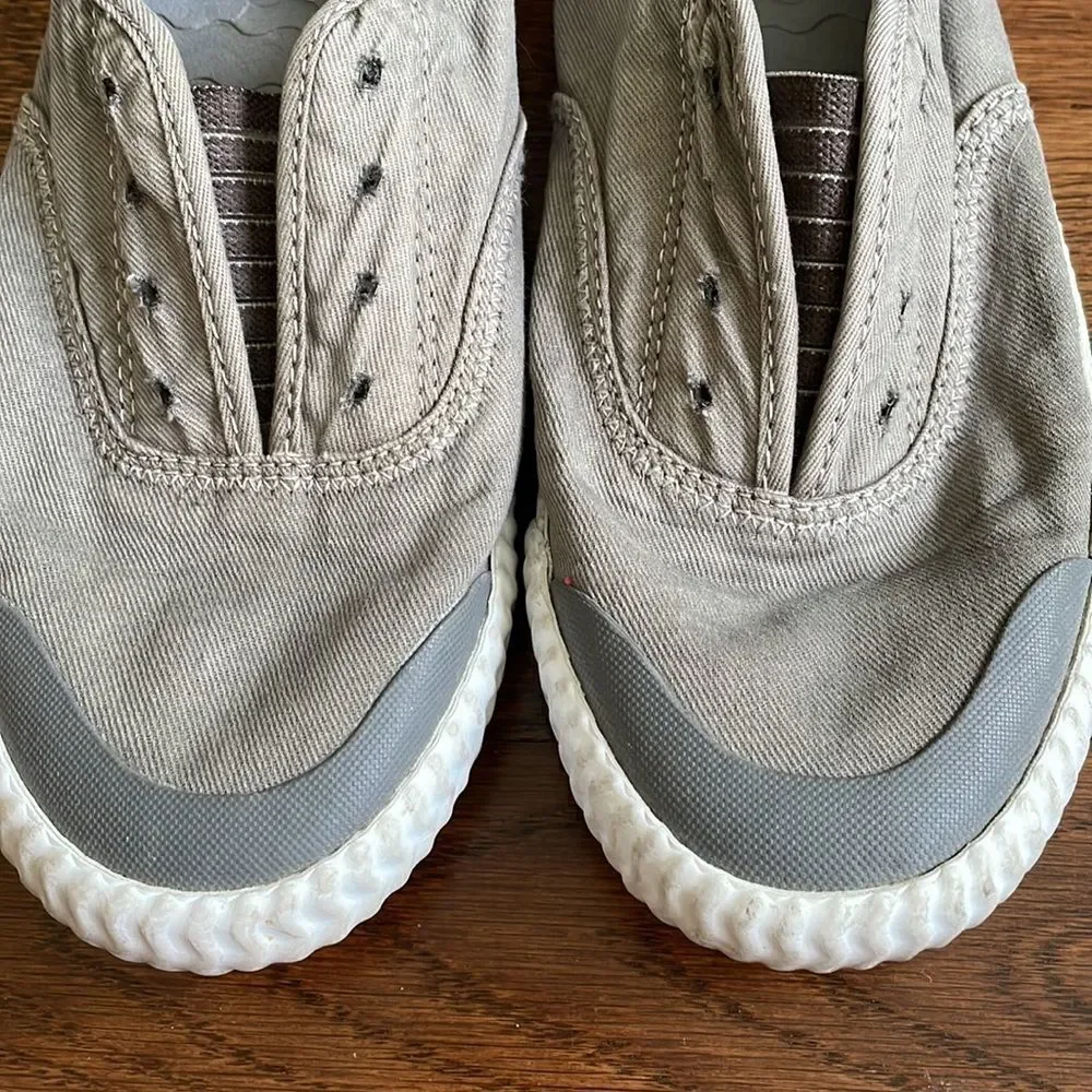 Sperry‎ gray slip on no lace up sneakers